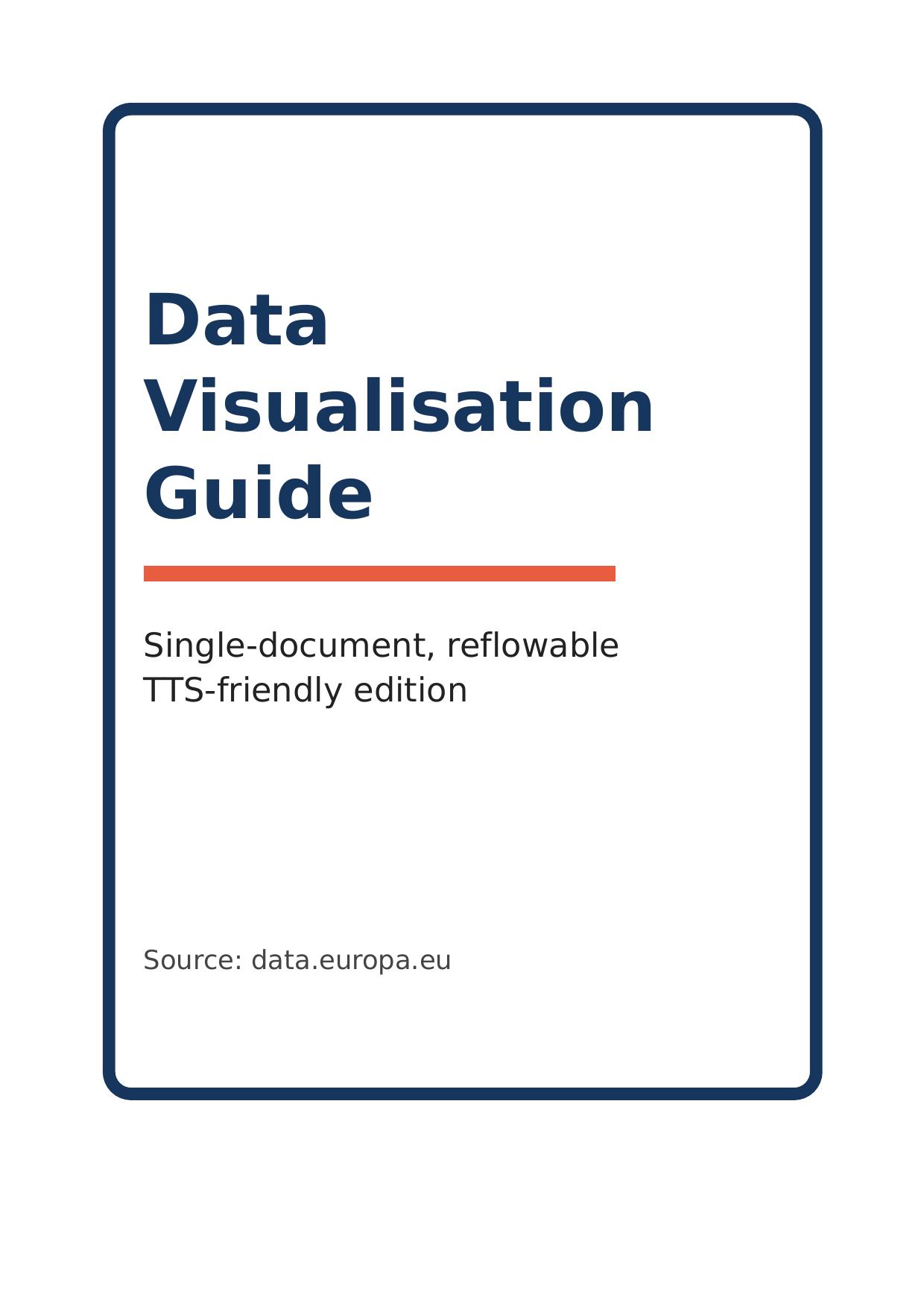 Cover of Data Visualisation Guide